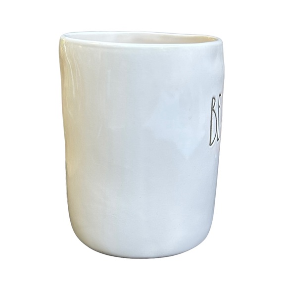 Rae Dunn BE CURIOUS Mug White with Large Long Letters Coffee Tea NWT 2018 OG - Picture 6 of 11